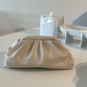 Off White dumpling pouch bag clutch